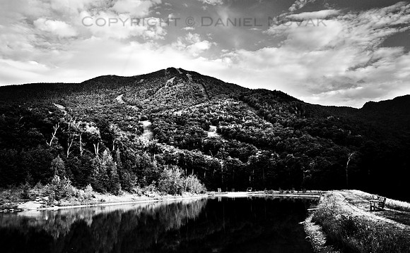 Sterling Mountain over Rumrunner's Hideaway Pond, Smuggler's Notch, Green Mountains, Vermont (VT)