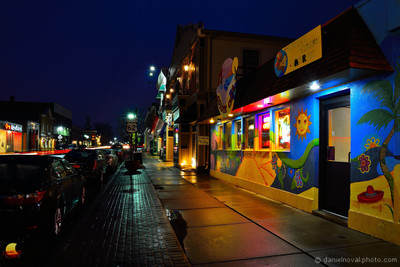 Coyote Cafe - Hamburg, NY - Colors in the Rain at Dusk
