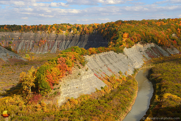 Back at Hog's Back in the Fall, Letchworth State Park