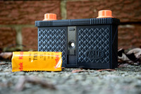 terraPIN ACME 3d-printed pinhole camera, medium format Kodak T-Max 100 black and white negative film.