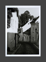 Praha Nový Svět, Reference Print, Traditional Wet Darkroom Black and White Print. Prague, Czech Republic.