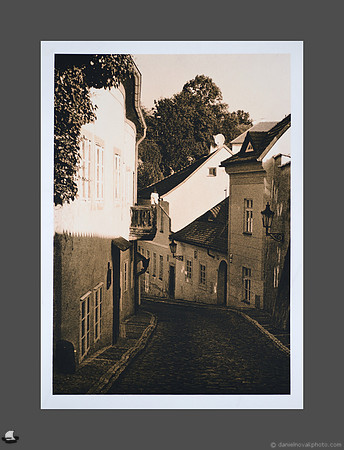 Darkroom: Praha Nový Svět, Lith Print No. 5, Alternative Lith Printing Process in a Traditional Wet Darkroom. Prague, Czech Republic.