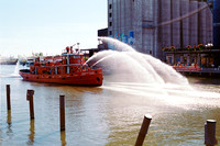 Edward M Cotter Returning, 125th Anniversary, Buffalo, NY. Photographed  with a 35mm Nikon Minolta Maxxum 5 on Kodak Max 400 color negative film. Developed in Cinestill C-41.