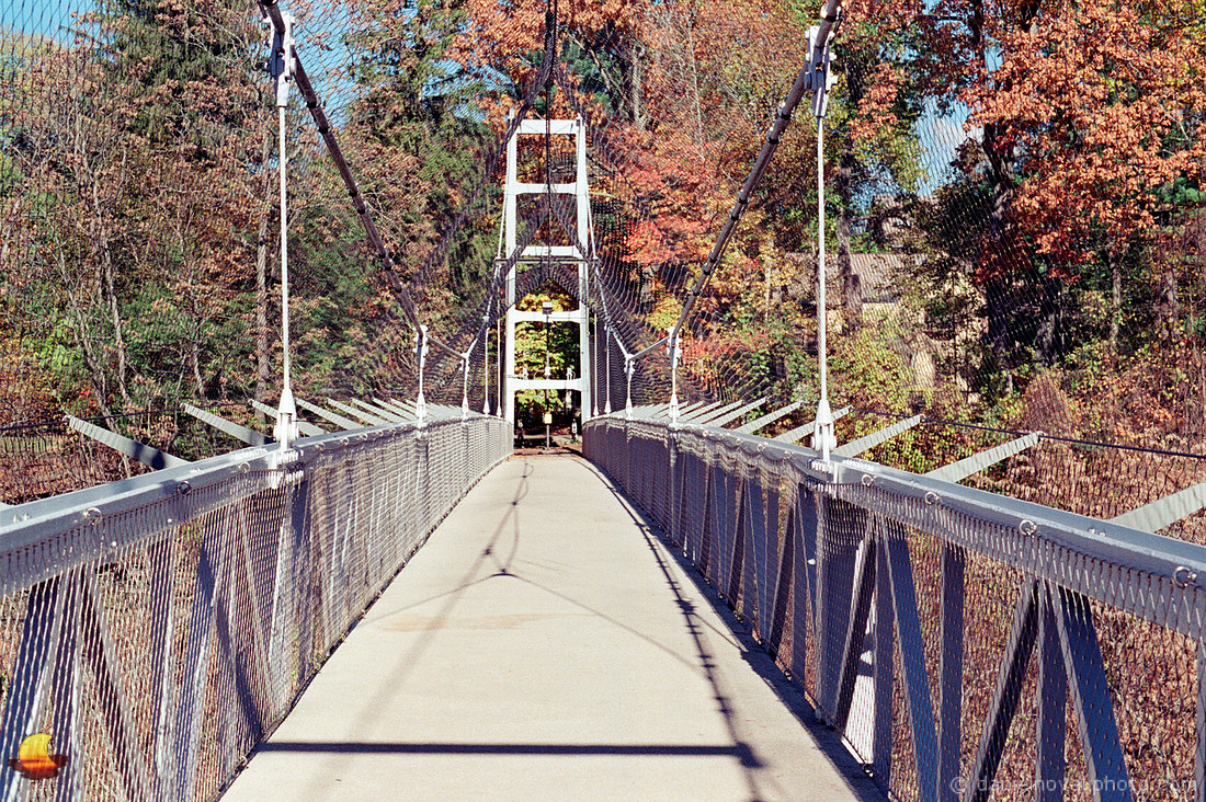 Suspension Bridge over Fall Creek, Ithaca, NY