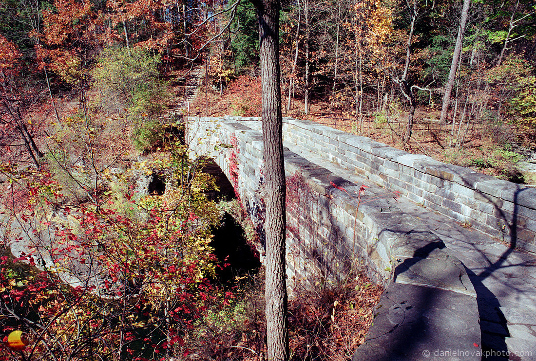 Above Sackett Foot Bridge, Ithaca, NY