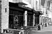 Fattey Beer Co, Orchard Park, NY. Photographed with a 35mm Pentax Spotmatic F on Ilford XP2 black and white film.