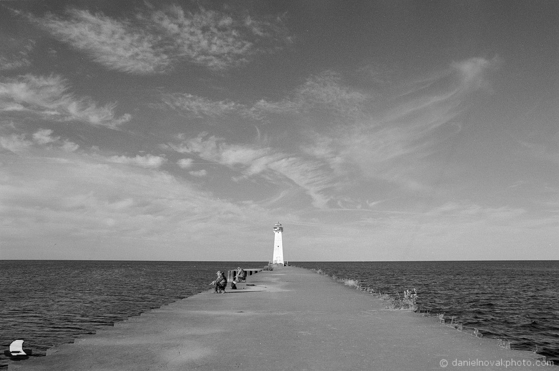 Fishing on Sodus Bay Pier, Sodus Point, NY