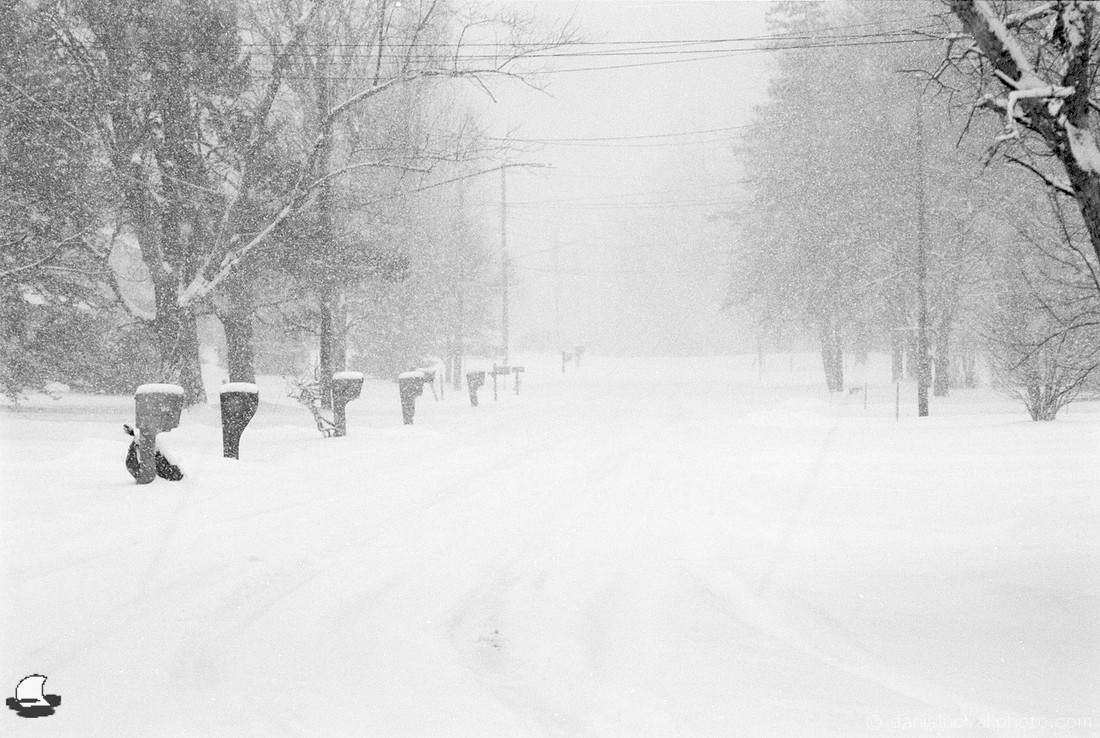 Road in Winter, Winter in Orchard Park, NY
