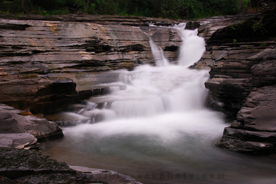 Colden Falls on West Branch Cazenovia Creek in Colden, New York (NY), inside the Colden Snowbelt, near Buffalo, NY.