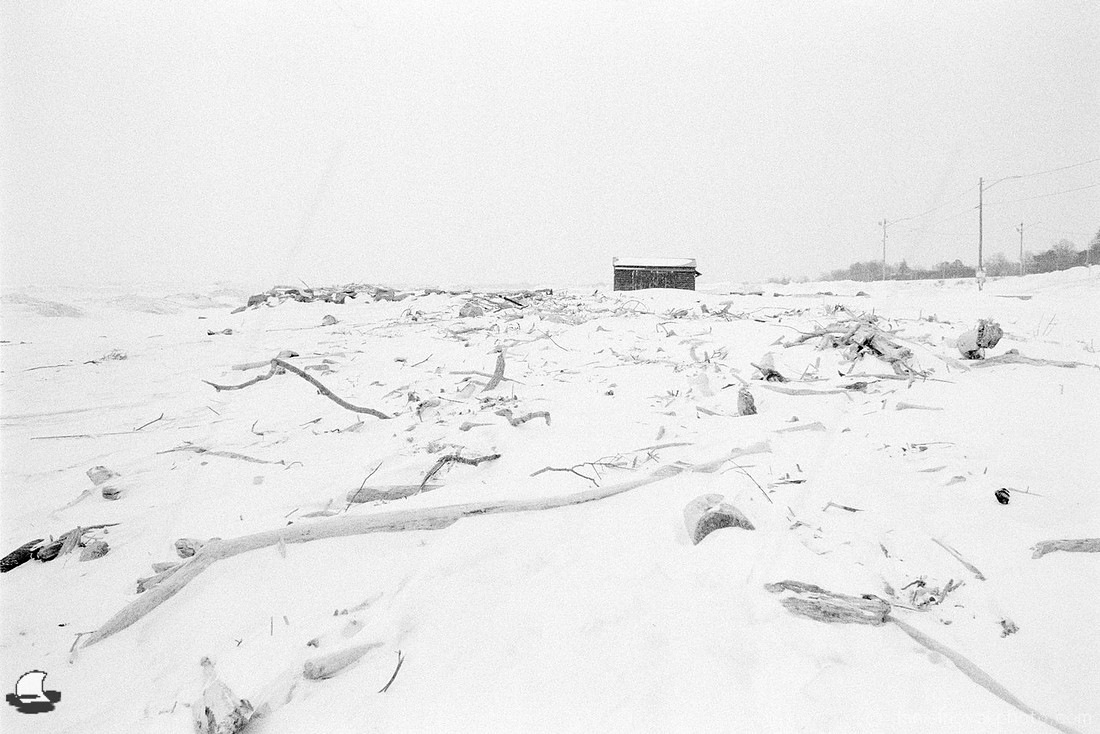 Desolation, Hamburg Beach in Winter
