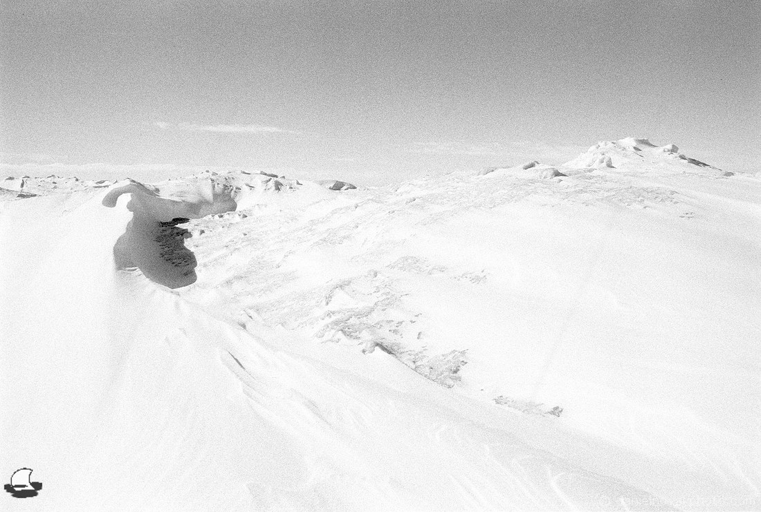 Up the Snow Mounds, Frozen Lake Erie, Hamburg Beach in Winter
