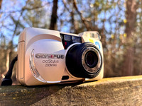 Olympus Stylus Zoom 140, 35mm Point and Shoot Camera.