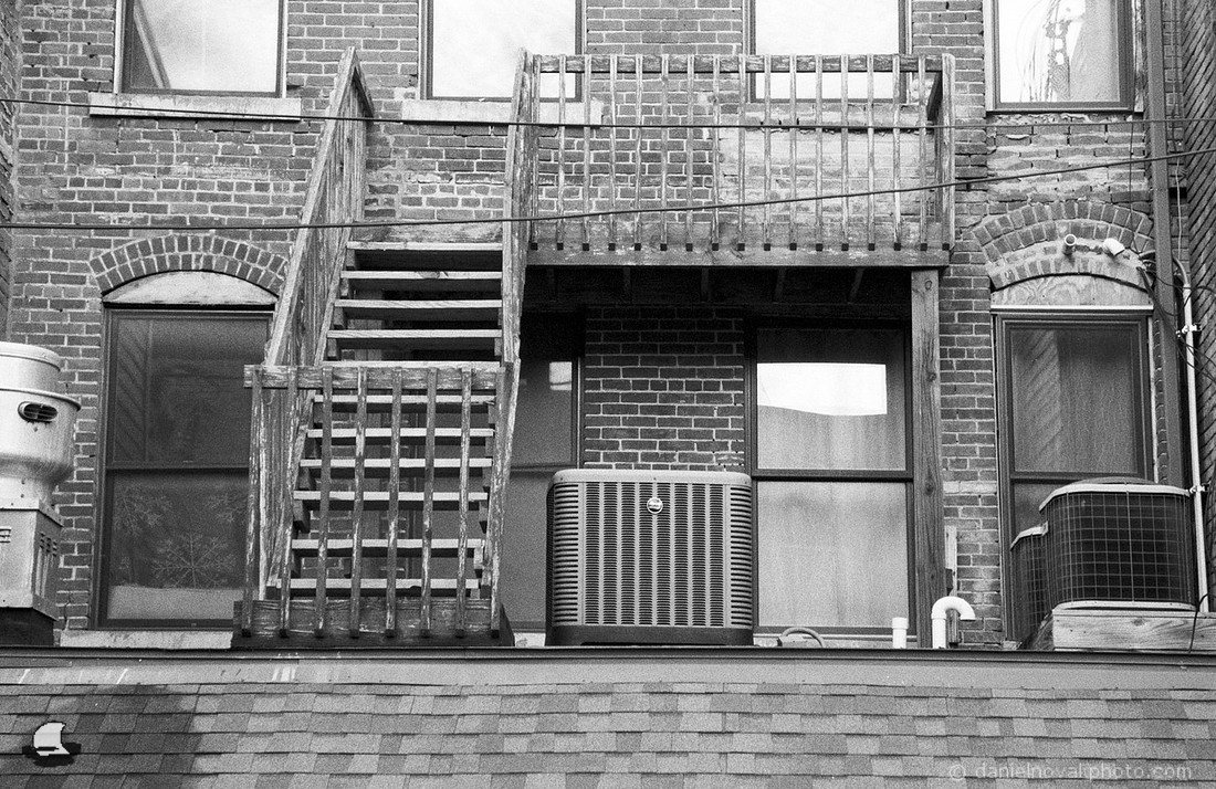 Above Back Alley, Johnson City, NY on Film.