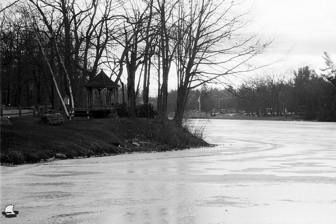 Last Ice on Green Lake, Yates Park, Orchard Park, NY.