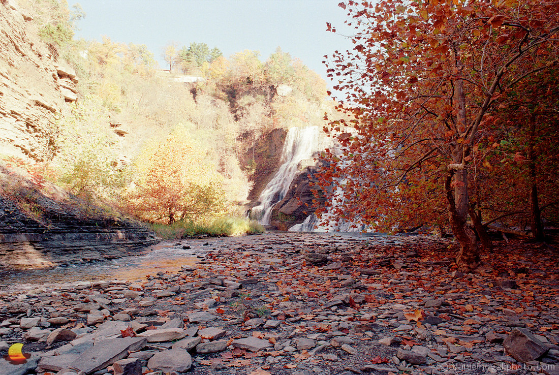 Fall at Ithaca Falls, Fall in Ithaca, NY