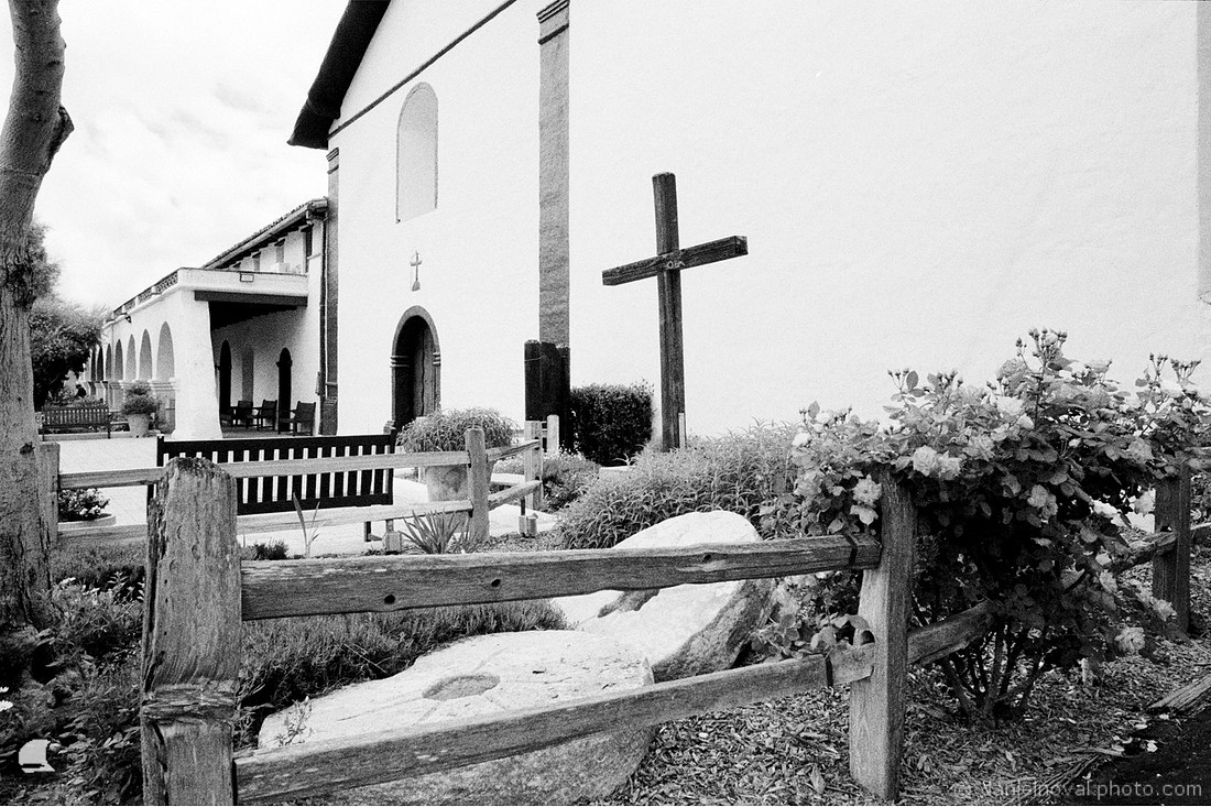 The Cross at Santa Ines Mission, Solvang, California