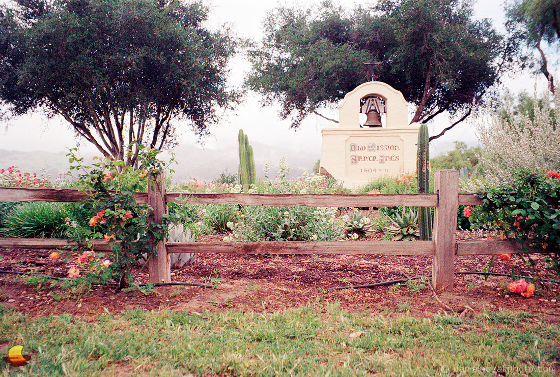 Welcome Garden at Santa Ines Mission, Solvang, California
