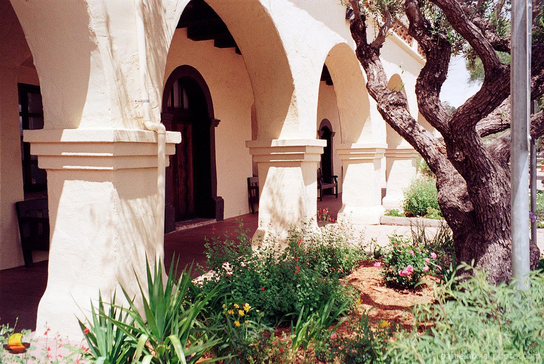 Colonnade Arches, Santa Ines Mission, Solvang, California