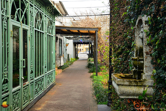 Fountain in a Downtown Passage