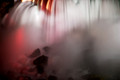 Intimate American Falls, Illuminated Close Up of a Niagara Falls Section, New York (NY), United States.