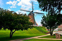 De Immigrant Dutch windmill in Fulton, Illinois (IL).