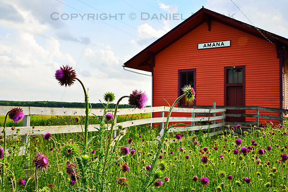 Old Train Station in Amana