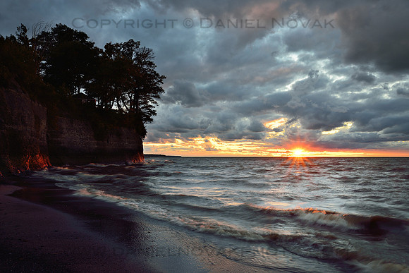 The Very Last Light over Hamburg Beach, Hamburg - Buffalo, New York (NY)