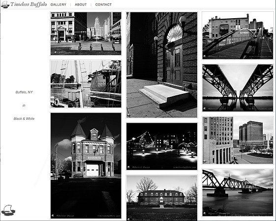 Timeless Buffalo, NY in Black and White, Digital, Film, and Pinhole