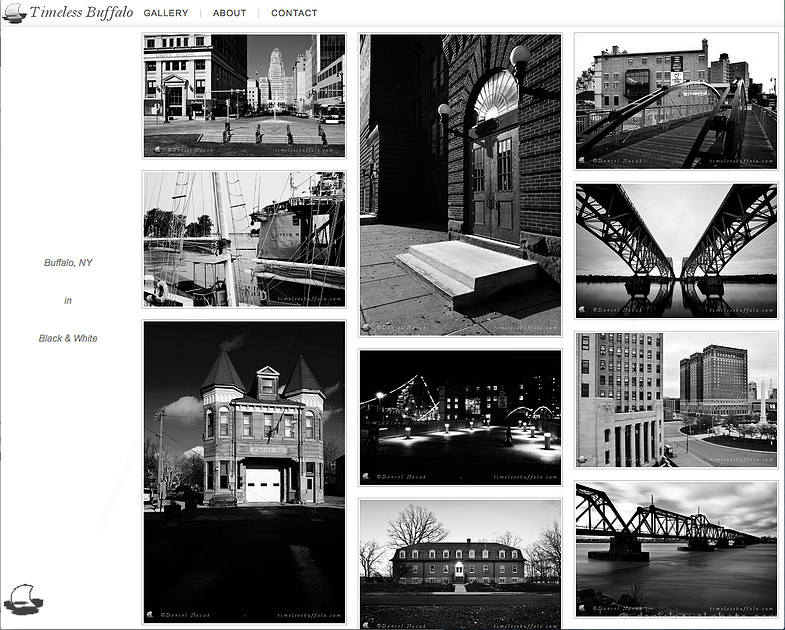 Timeless Buffalo, NY in Black and White, Digital, Film, and Pinhole