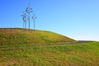 Wind sculpture park on Buffalo