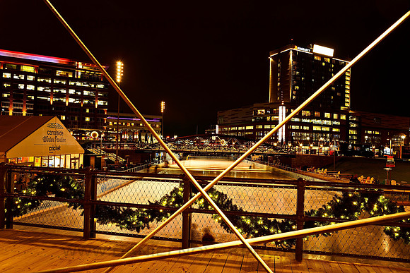 The Ice at Canalside at Night, Waterfront, Buffalo, NY