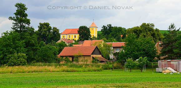 Village Church, Southern Moravia, Czech Republic, Europe