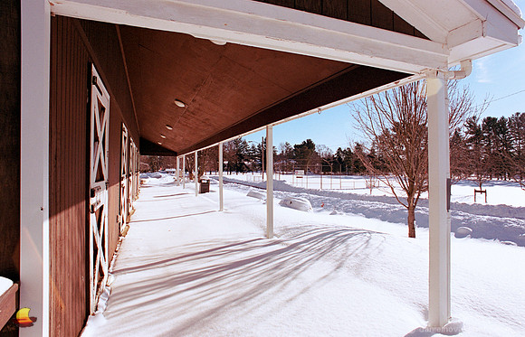 Recreational Department in Yates Park in Winter, Orchard Park, New York