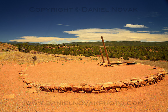 Pecos Kiva, National Historical Park, New Mexico.