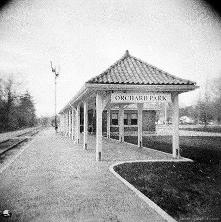 Orchard Park Train Depot in Lo-Fi