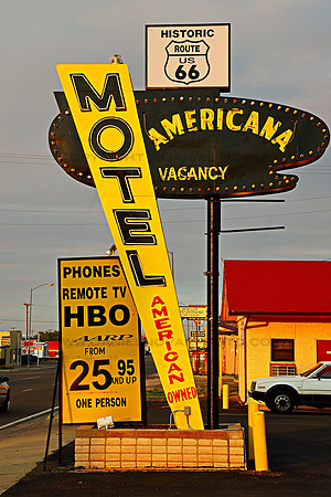 Road Trip Travel Photography, Route 66: Motel Americana, Tucumcari, NM