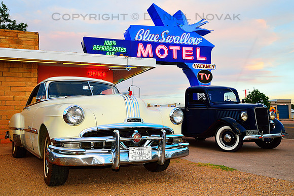 Road Trip Travel Photography, Route 66: Blue Swallow Motel, Tucumcari, NM