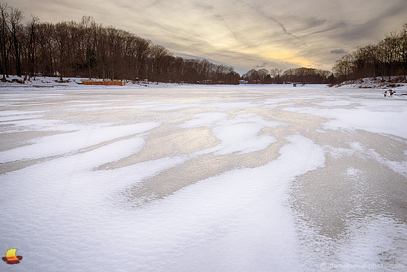Snow and Ice on Green Lake