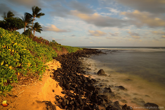 Lava Rocks at Waiohai Beach