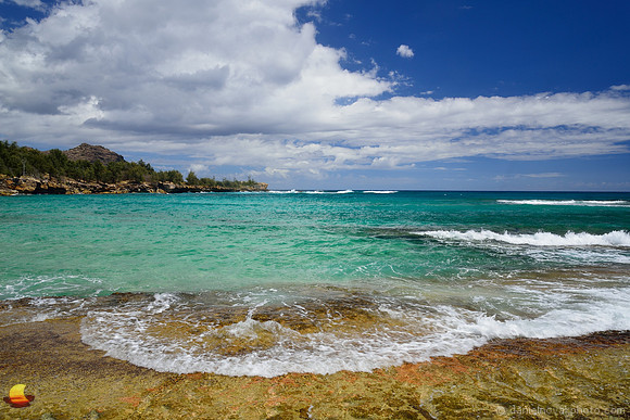 Waves Spilling on Shipwreck Beach