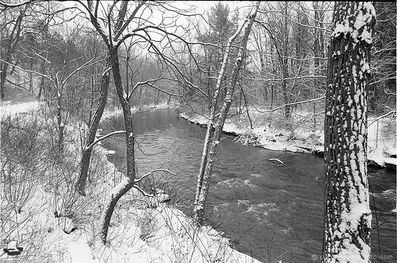Eighteen Mile Creek Bend in Winter