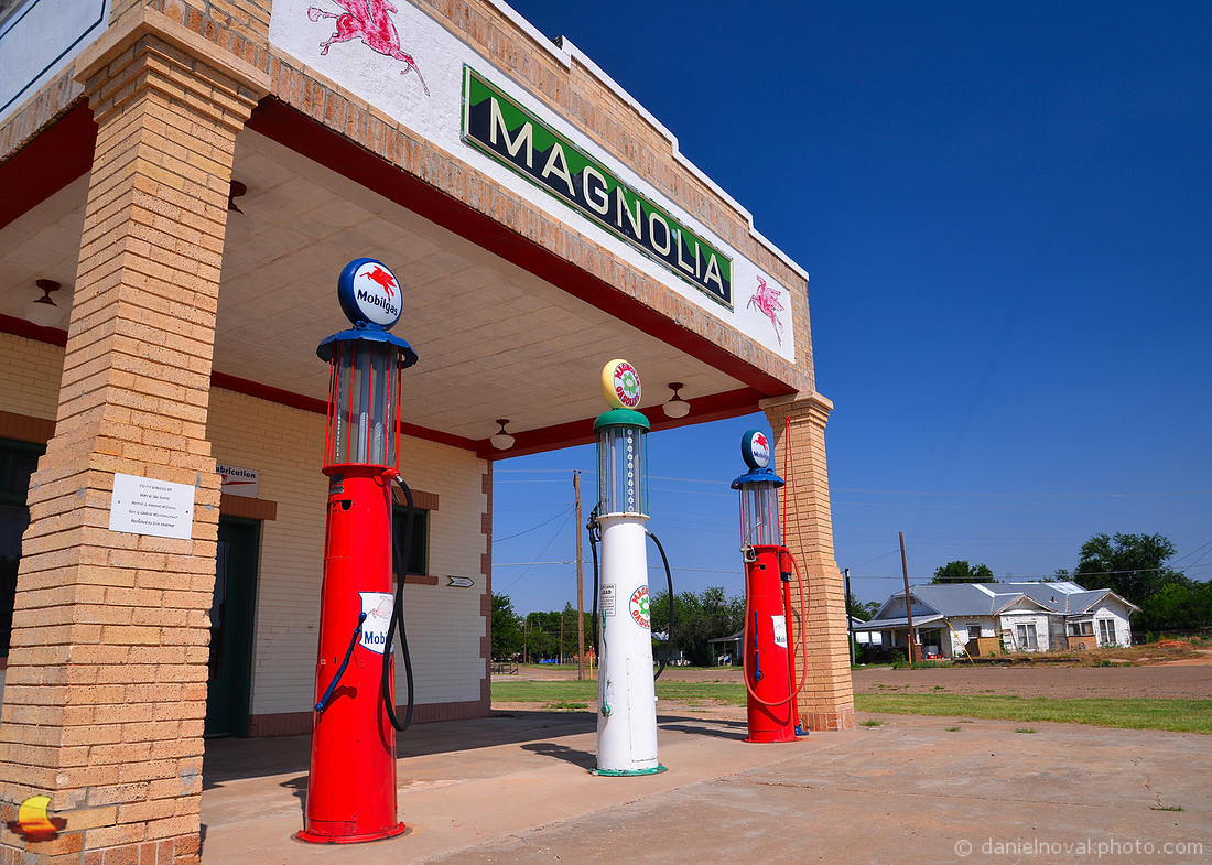 Route 66: Magnolia Gas in Shamrock, TX