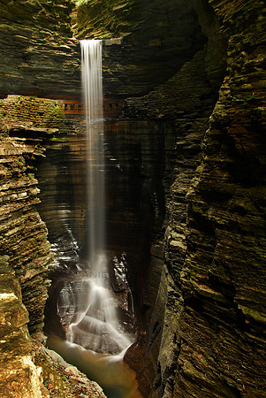 Cavern Cascade, Watkins Glen State Park, Finger Lakes, New York (NY)