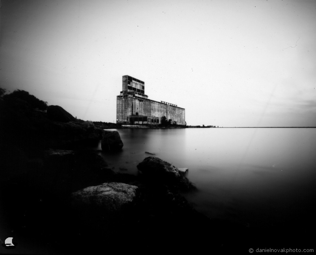 Cargill Grain Elevator on Lensless 4"x5", Gallagher Beach, Buffalo, NY
