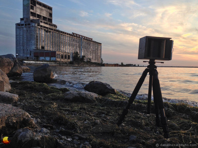 Lensless 4"x5" by Cargill,Behind the Scenes, Outer Harbor, Buffalo, NY