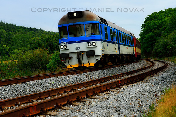 Banking through the Turn, Brno - Uherský Brod, Czech Republic