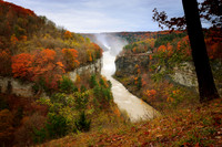 Get Inspired!, Genesee River Gorge, MIddle & Upper Falls, Two Bridges, Letchworth State Park