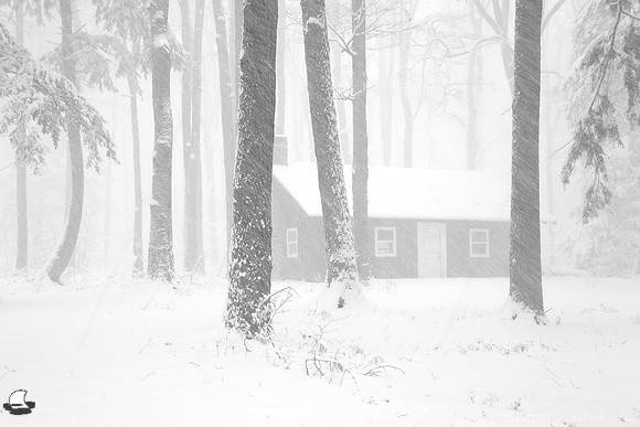 Cottage in Snow