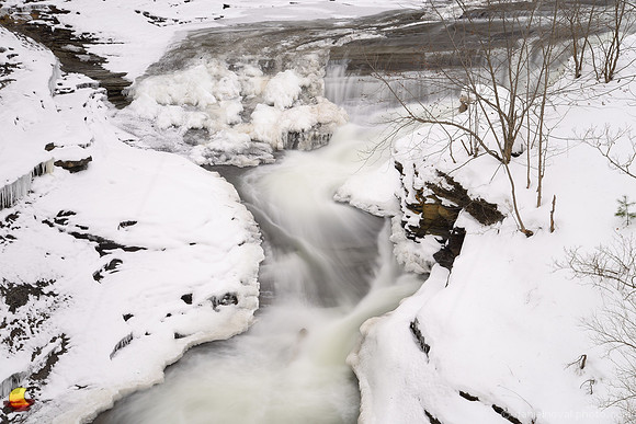 Colden Falls in Snow