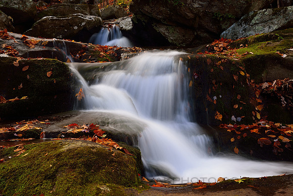 Rocks, Leaves, and Falling Water, Shenandoah National Park, Virginia